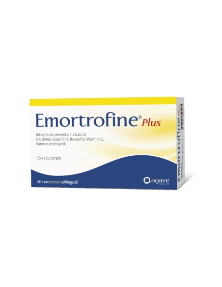 Emortrofine Plus Integratore per Patologia Emorroidaria 40 Compresse